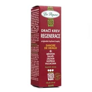 DR.POPOV Dračí krev, REGENERACE, Sangre de Drago, 30 ml